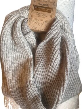 feelgoodz Comfort + Joy Artisan-Crafted Wool Scarves.